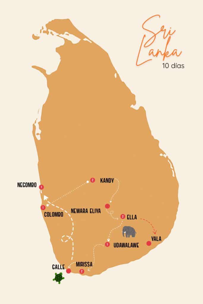 Ruta Sri Lanka 10 días
